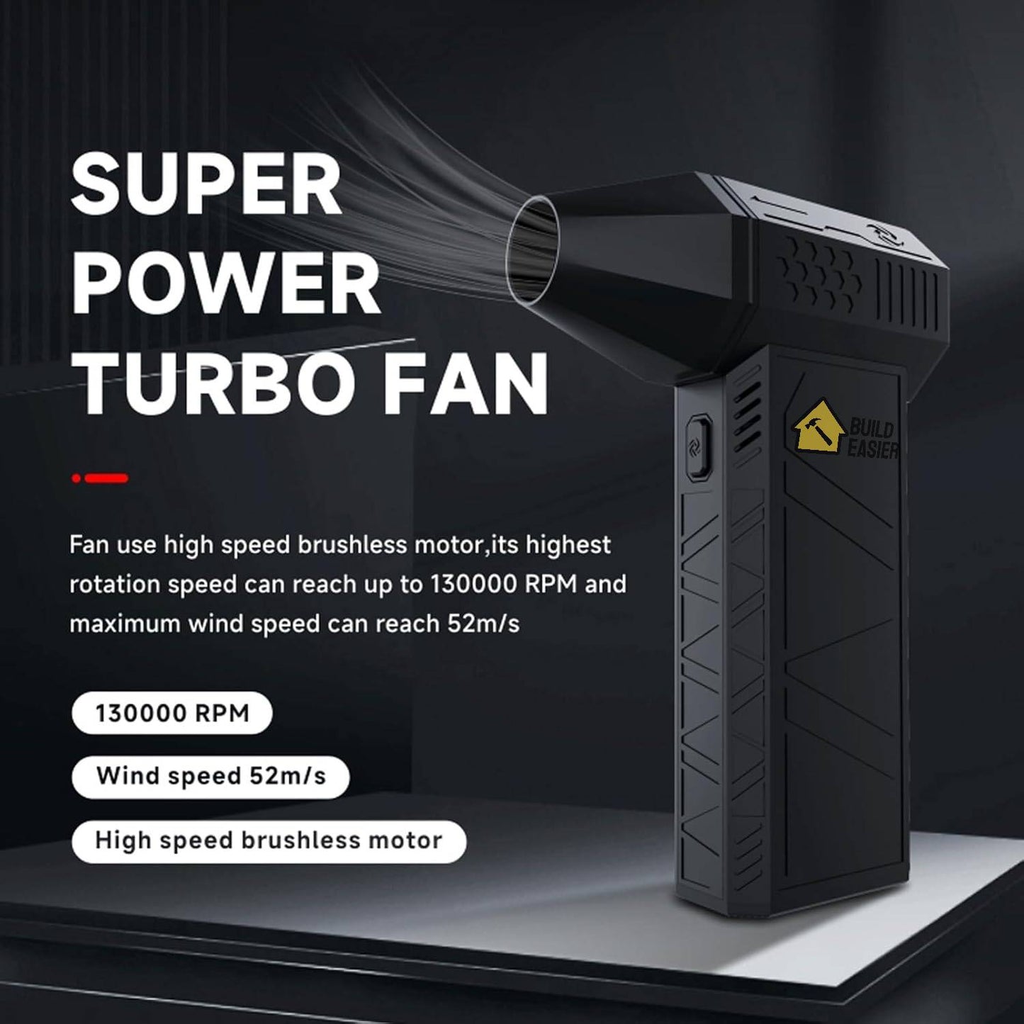 Build easier™ Mini Turbo Jet Fan